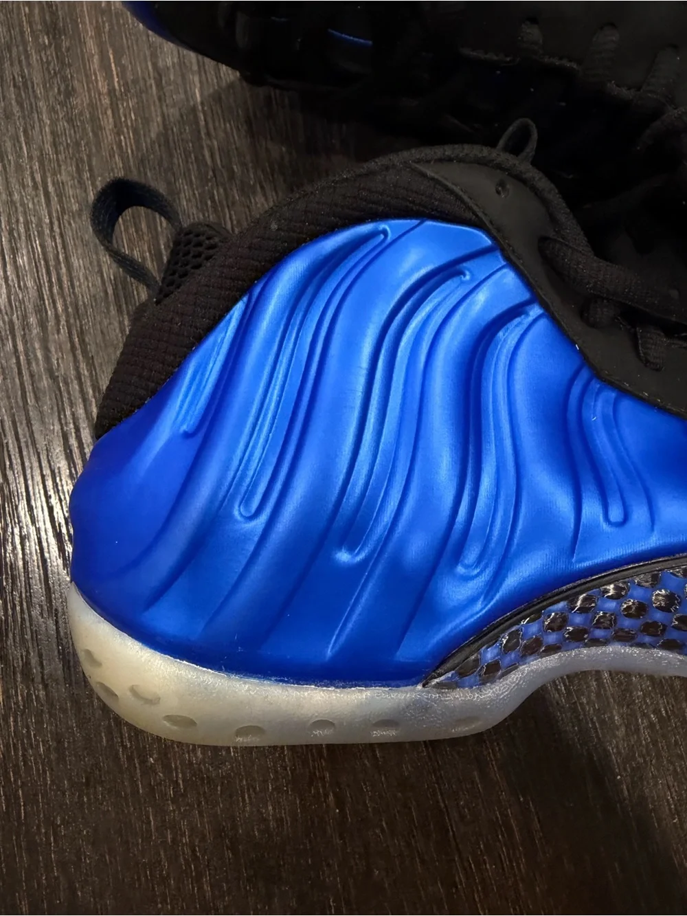 Nike Air Foamposite One International Blue Men Sz 8.5 Basketball Shoes
